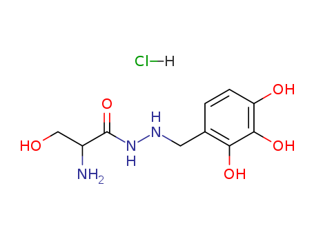 L-Serine,2-[(2,3,4-trihydroxyphenyl)methyl]hydrazide, hydrochloride (9CI)