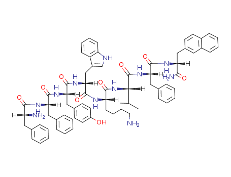 D-Alaninamide,D-phenylalanyl-L-phenylalanyl-L-tyrosyl-D-tryptophyl-L-lysyl-L-valyl-L-phenylalanyl-3-(2-naphthalenyl)-