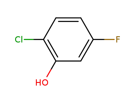 Molecular Structure of 3827-49-4 (2-Chloro-5-fluorophenol)