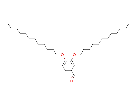 Molecular Structure of 117241-25-5 (3',4'-(DIDODECYLOXY)BENZALDEHYDE)