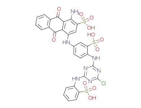 Molecular Structure of 84166-13-2 (CIBACRON BLUE 3G-A)