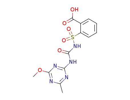 Benzoic acid,2-[[[[(4-methoxy-6-methyl-1,3,5-triazin-2-yl)amino]carbonyl]amino]sulfonyl]-