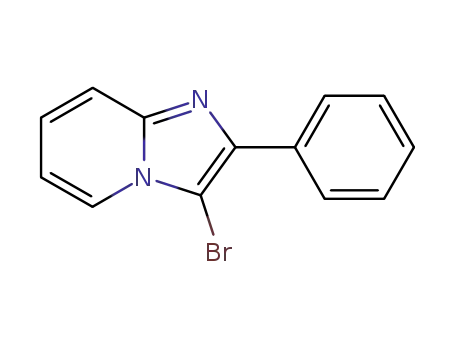 Molecular Structure of 4044-95-5 (3-BROMO-2-PHENYL-IMIDAZO[1,2-A]PYRIDINE)