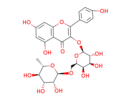 kaempferol 3-O-α-L-rhamnopyranosyl-(1→6)-β-D-galactopyranoside