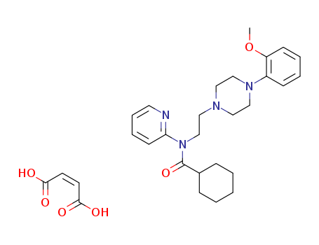 N-[2-[4-(2-METHOXYPHENYL)-1-PIPERAZINYL]ETHYL]-N-2-PYRIDINYL-CYCLOHEXANECARBOXAMIDE MALEATE 634908-75-1