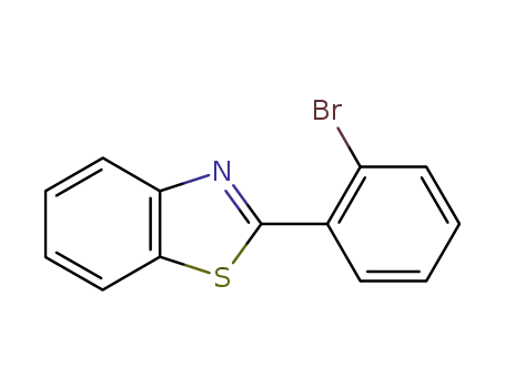 Molecular Structure of 22901-00-4 (BENZOTHIAZOLE, 2-(2-BROMOPHENYL)-)