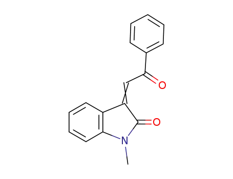 2H-Indol-2-one, 1,3-dihydro-1-methyl-3-(2-oxo-2-phenylethylidene)-