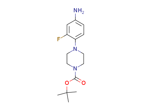 1-Piperazinecarboxylic acid, 4-(4-amino-2-fluorophenyl)-, 1,1-dimethylethyl ester