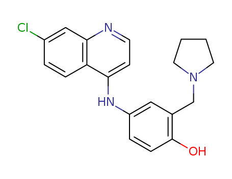 Phenol,4-[(7-chloro-4-quinolinyl)amino]-2-(1-pyrrolidinylmethyl)-