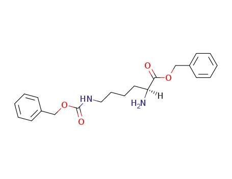 Molecular Structure of 24458-14-8 (H-Lys(Z)-OBzl)