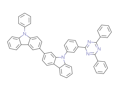 2,3'-Bi-9H-carbazole, 9-[3-(4,6-diphenyl-1,3,5-triazin-2-yl)phenyl]-9'-phenyl- Cas no.1345202-08-5 99.80%