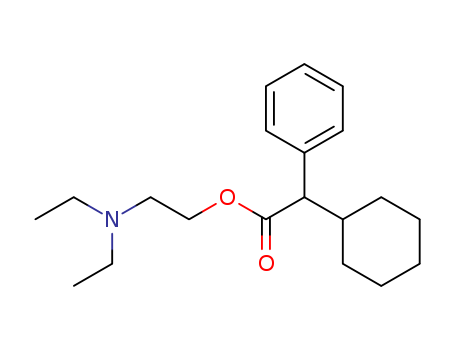 Benzeneacetic acid, a-cyclohexyl-,2-(diethylamino)ethyl ester