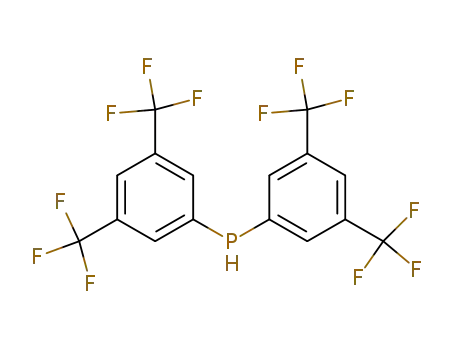 Molecular Structure of 166172-69-6 (BIS(3,5-DI(TRIFLUOROMETHYL)PHENYL)PHOSPHINE)