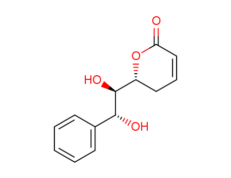 (6R)-6-[(1R,2R)-1,2-Dihydroxy-2-phenylethyl]-5,6-dihydro-2H-pyran-2-one