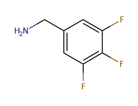 Molecular Structure of 235088-69-4 (3,4,5-Trifluorobenzylamine)