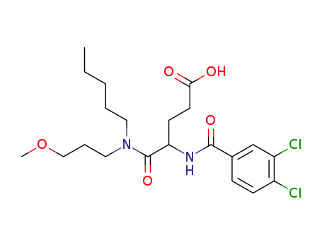 Pentanoic acid,4-[(3,4-dichlorobenzoyl)amino]-5-[(3-methoxypropyl)pentylamino]-5-oxo-
