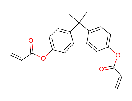 Molecular Structure of 4491-03-6 (BISPHENOL ''A'' DIACRYLATE)