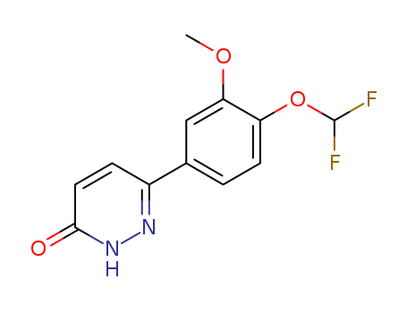3(2H)-Pyridazinone,6-[4-(difluoromethoxy)-3-methoxyphenyl]-