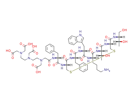 Molecular Structure of 138661-02-6 (Pentetreotide)
