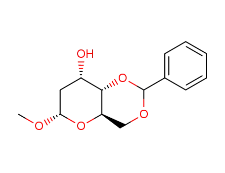 Molecular Structure of 16718-95-9 (methyl 4,6-O-benzylidene-2-deoxyhexopyranoside)