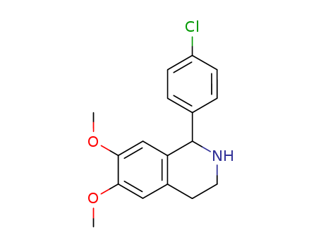 1-(4-chlorophenyl)-6,7-dimethoxy-1,2,3,4-tetrahydroisoquinoline