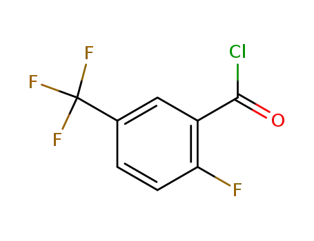 Molecular Structure of 207981-46-2 (2-FLUORO-5-(TRIFLUOROMETHYL)BENZOYL CHLORIDE)