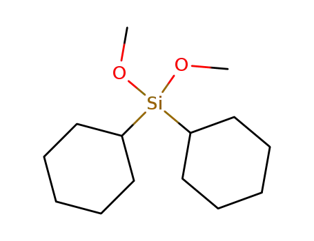 Molecular Structure of 18551-20-7 (1,1'-(Dimethoxysilylene)biscyclohexane)