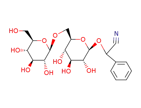 Molecular Structure of 51371-34-7 (2-phenyl-2-[3,4,5-trihydroxy-6-[[3,4,5-trihydroxy-6-(hydroxymethyl)oxa n-2-yl]oxymethyl]oxan-2-yl]oxy-acetonitrile)