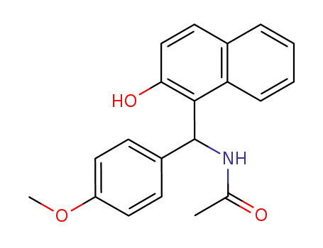 N-[(2- 하이드 록시-나프탈렌 -1-YL)-(4- 메 톡시-페닐)-메틸]-아 세타 미드