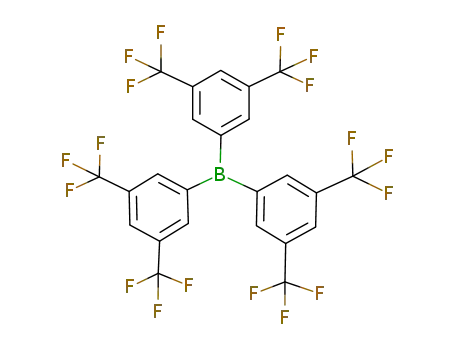 Molecular Structure of 169116-84-1 (Borane, tris[3,5-bis(trifluoromethyl)phenyl]-)