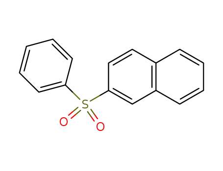 Molecular Structure of 32338-05-9 (Naphthalene, 2-(phenylsulfonyl)-)