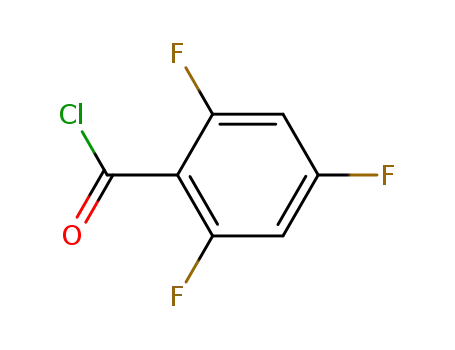 Molecular Structure of 79538-29-7 (2,4,6-TRIFLUOROBENZOYL CHLORIDE)