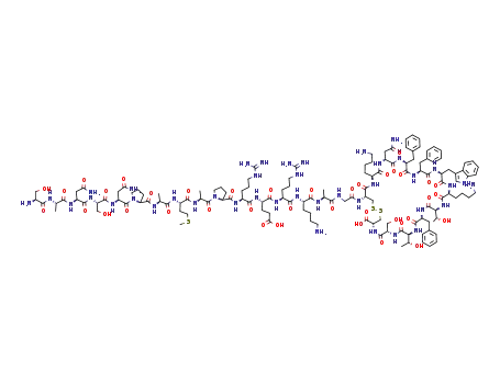 Molecular Structure of 73032-94-7 (SOMATOSTATIN 28, CYCLIC)