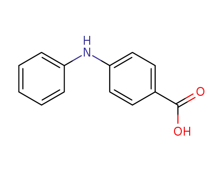 Molecular Structure of 17040-20-9 (4-Anilinobenzoic acid)