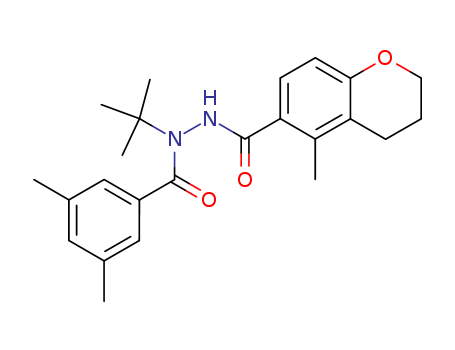 2H-1-Benzopyran-6-carboxylicacid, 3,4-dihydro-5-methyl-,2-(3,5-dimethylbenzoyl)-2-(1,1-dimethylethyl)hydrazide