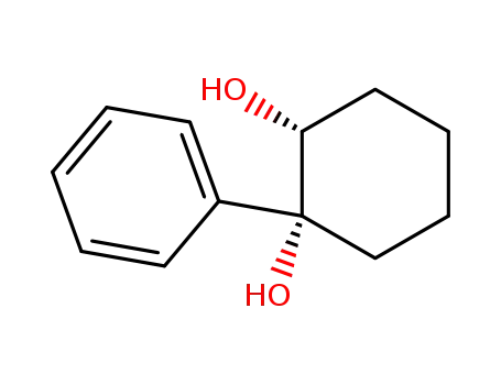 Molecular Structure of 125132-75-4 ((R,R)-(-)-1-PHENYLCYCLOHEXANE-CIS-1,2-DIOL)