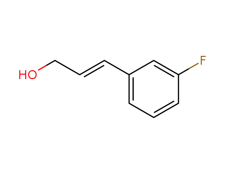 Molecular Structure of 125872-67-5 ((E)-3-(3-fluorophenyl)prop-2-en-1-ol)