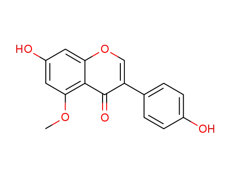 Molecular Structure of 4569-98-6 (7-hydroxy-3-(4-hydroxyphenyl)-5-methoxy-4H-chromen-4-one)