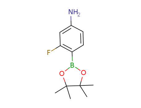 Benzenamine,3-fluoro-4-(4,4,5,5-tetramethyl-1,3,2-dioxaborolan-2-yl)-