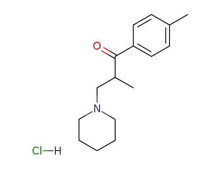 Molecular Structure of 67499-62-1 (tolperisone hydrochloride)
