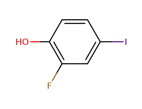 Molecular Structure of 2713-28-2 (2-Fluoro-4-Iodophenol)