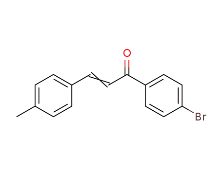 Molecular Structure of 51477-10-2 ((E)-1-(4-bromophenyl)-3-(4-methylphenyl)prop-2-en-1-one)