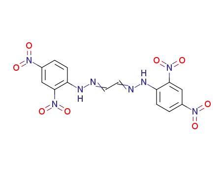 Molecular Structure of 1177-16-8 (Glyoxal bis[(2,4-dinitrophenyl)hydrazone])