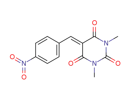 5-{4-nitrobenzylidene}-1,3-dimethyl-2,4,6(1H,3H,5H)-pyrimidinetrione