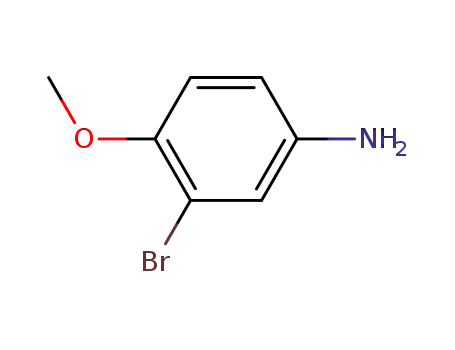 Molecular Structure of 19056-41-8 (3-BROMO-4-METHOXYANILINE)