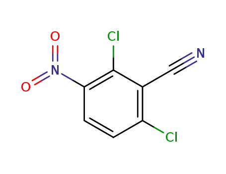 Molecular Structure of 5866-98-8 (2,6-DICHLORO-3-NITROBENZONITRILE)