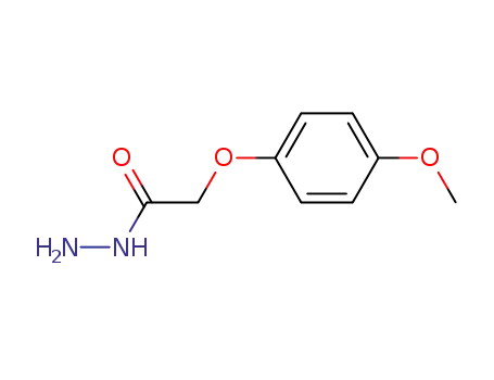 Molecular Structure of 21953-91-3 ((4-METHOXY-PHENOXY)-ACETIC ACID HYDRAZIDE)