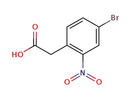 Molecular Structure of 6127-11-3 ((4-BROMO-2-NITRO-PHENYL)-ACETIC ACID)