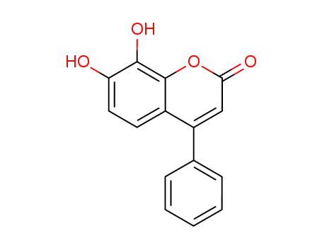 Molecular Structure of 842-01-3 (7 8-DIHYDROXY-4-PHENYLCOUMARIN)