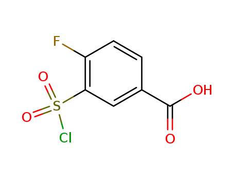 3-CHLOROSULFONYL-4-FLUORO-BENZOICACID